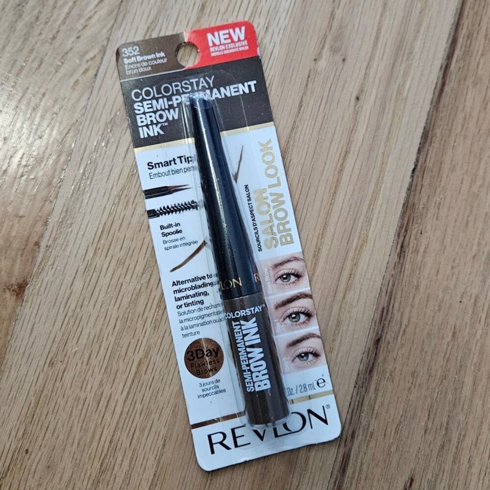 Revlon Colorstay Semi Permanent Brow Ink #352 Soft Brown Ink